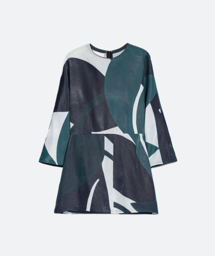 Vestito Elegante Abstract Forest